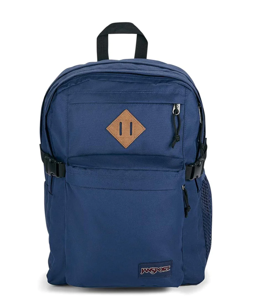 Navy jansport best sale backpack