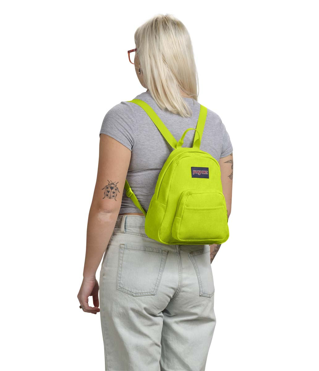 JanSport Half Pint FX Cyber lime Corduroy