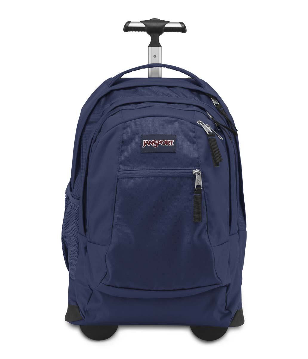 jansport backpack superbreak wheeled Black Driver 8 Improved for 2008 bottom skid plate added for durability Navy Backpack Jansport Superbreak Rolling