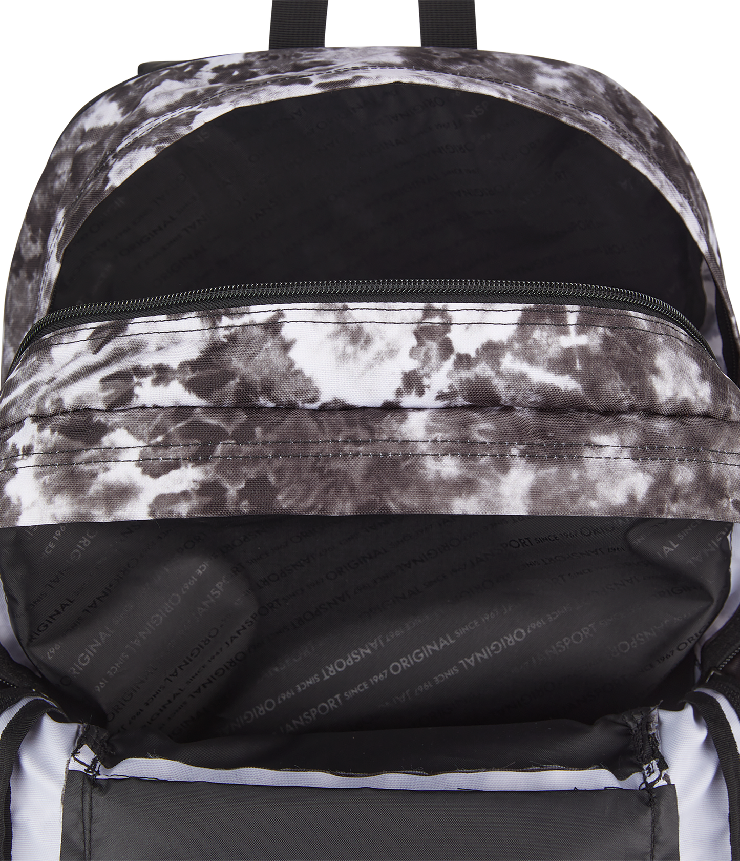 JANSPORT MAIN CAMPUS INK BLOT BLACK
