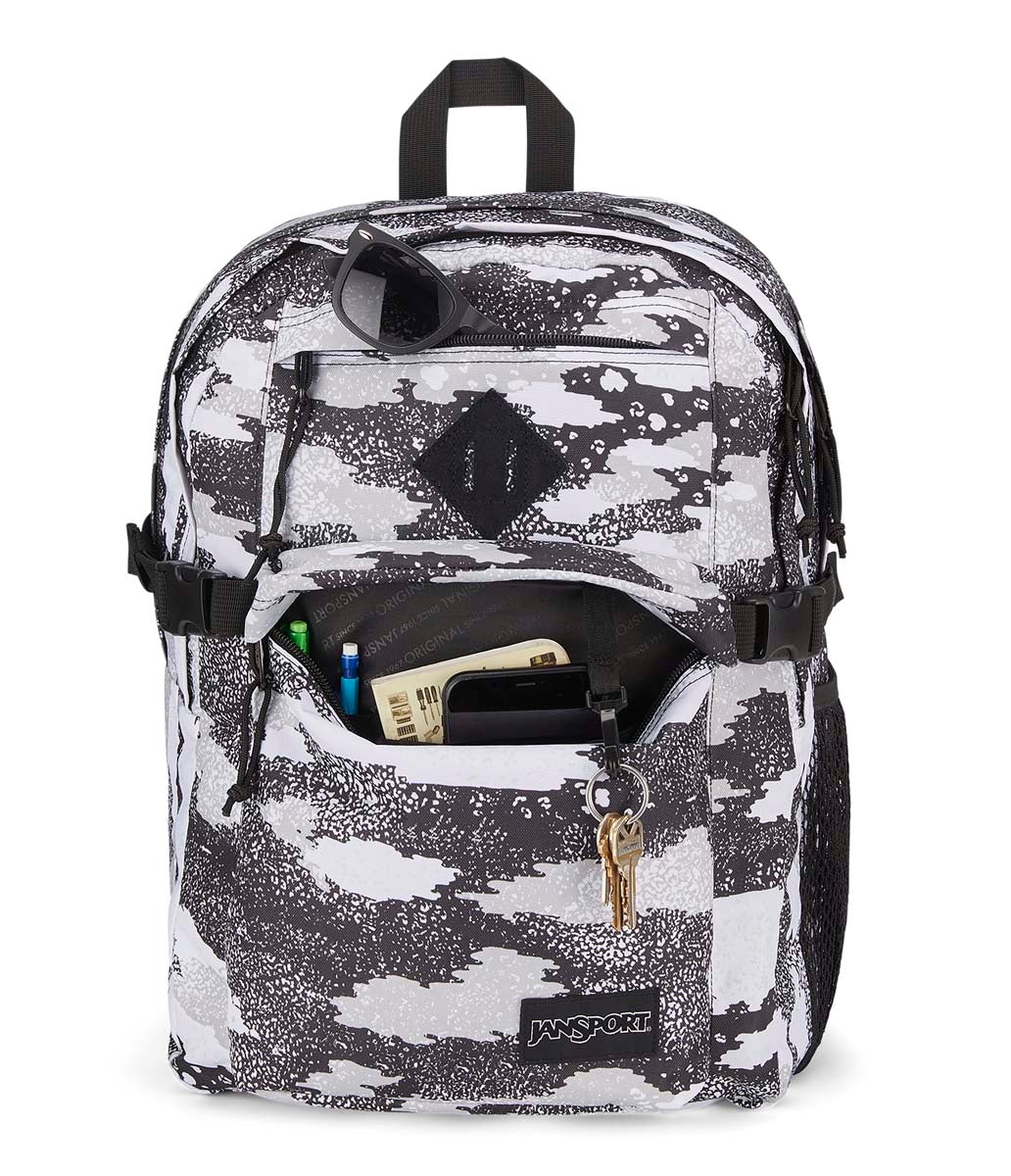 JANSPORT MAIN CAMPUS SNOW LEOPARD CAMO