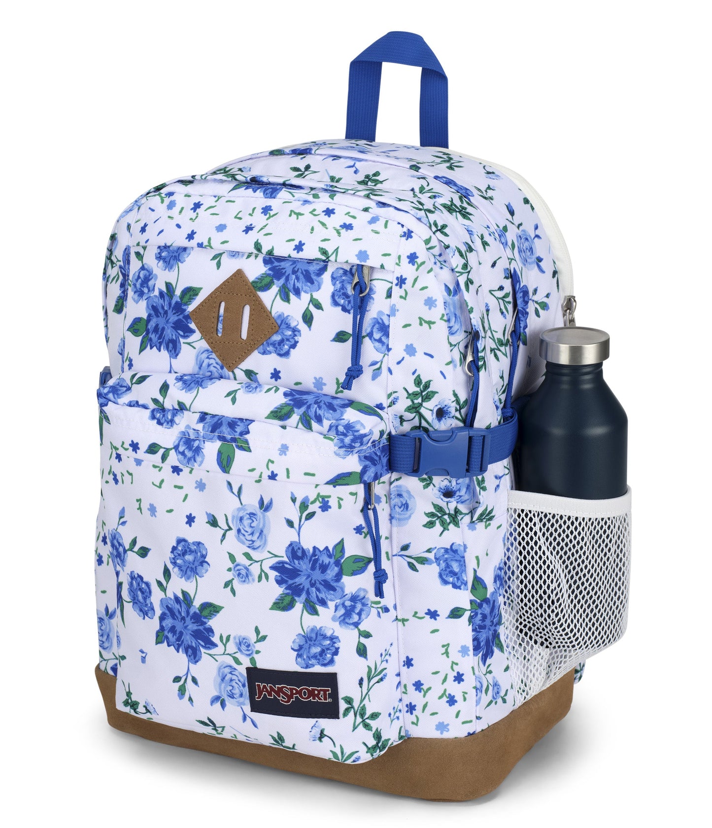 JanSport Suede Campus Garden Patch Blue