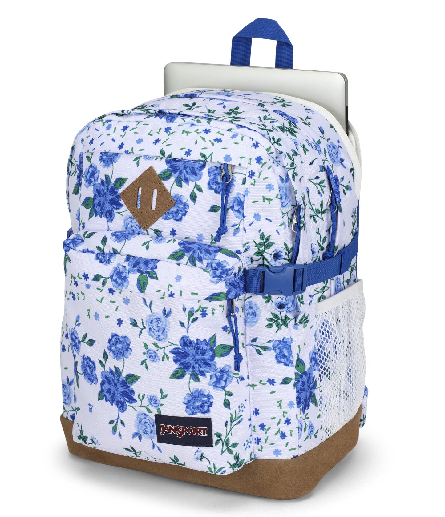 JanSport Suede Campus Garden Patch Blue