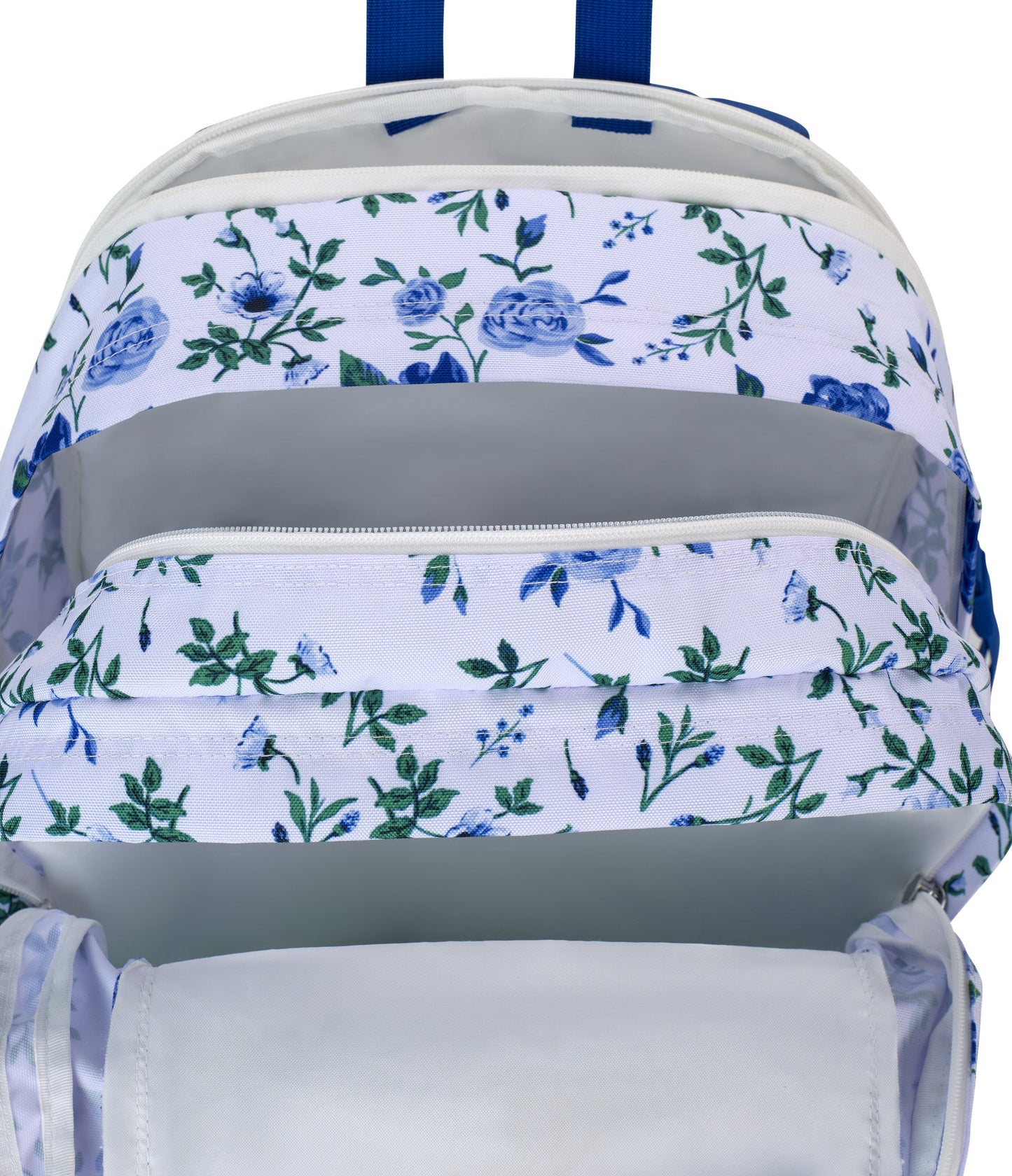 JanSport Suede Campus Garden Patch Blue