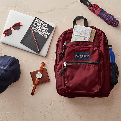 Khaki jansport sale backpack