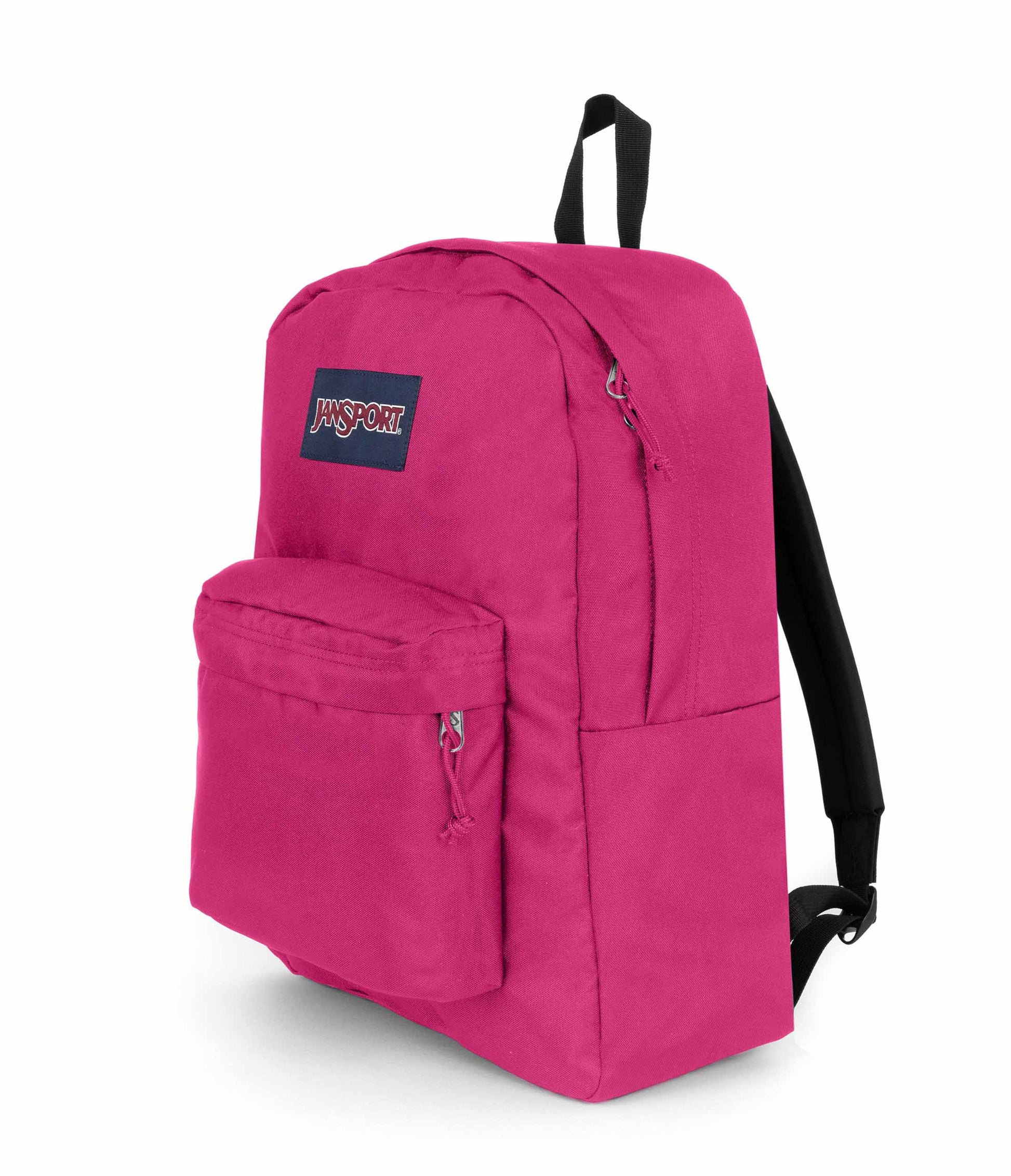 JanSport Backpack SuperBreak One in Midnight Magenta side profile