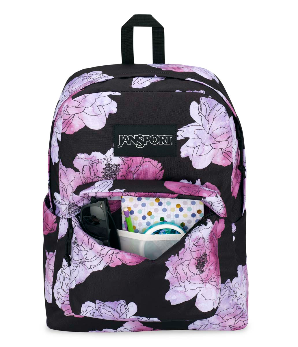 JanSport Superbreak Plus Floral Outlines