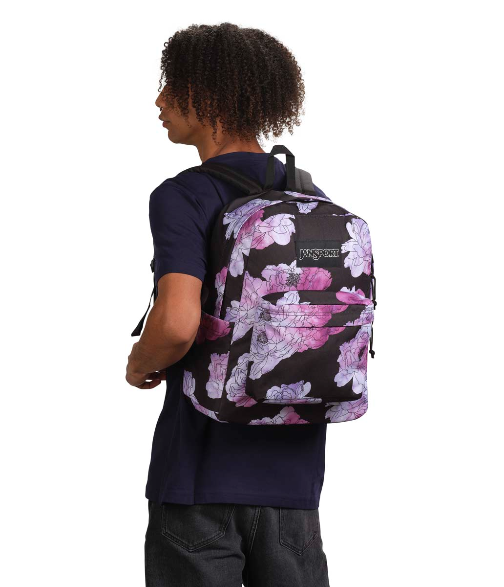 JanSport Superbreak Plus Floral Outlines