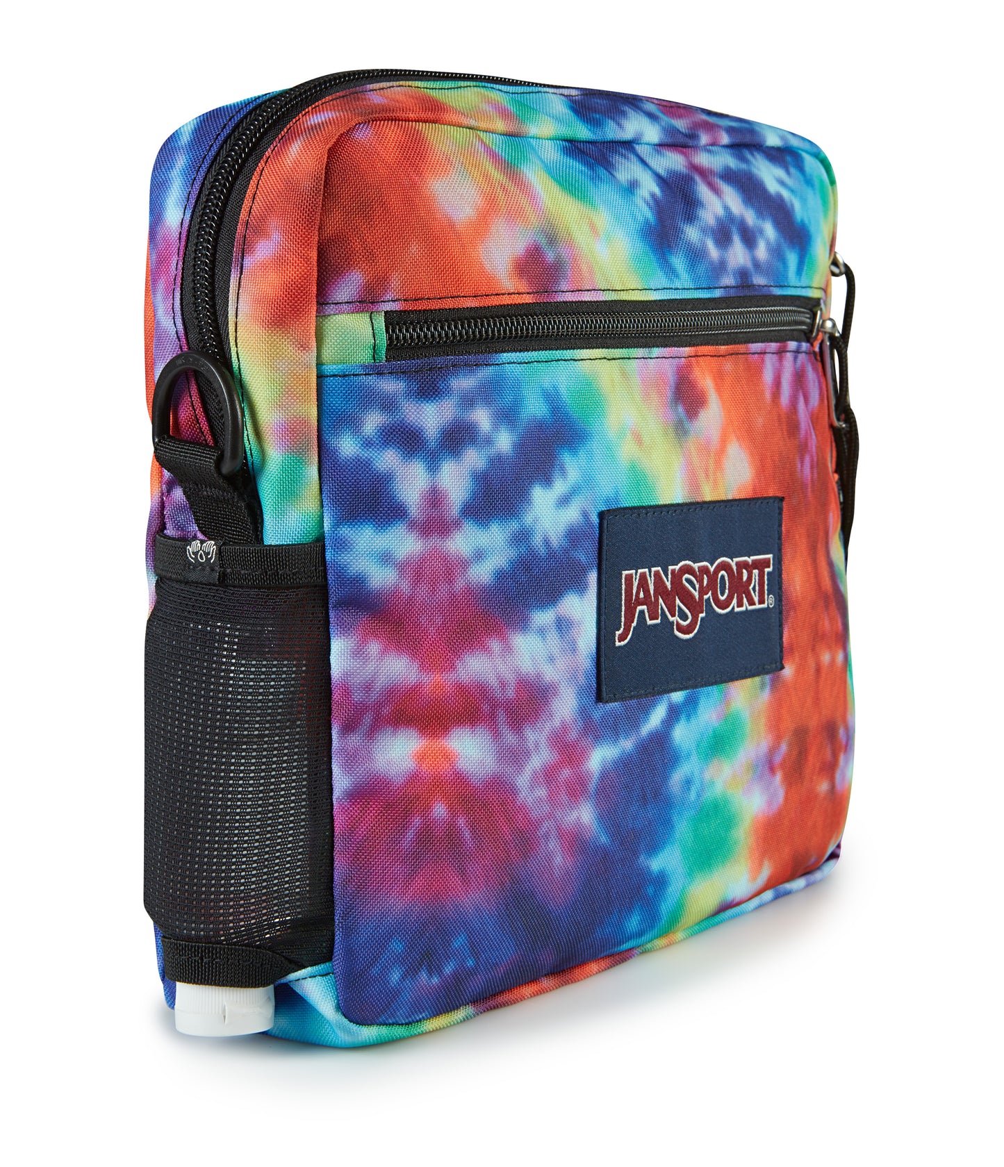 JANSPORT CENTRAL ADAPTIVE ACCESSORY BAG RED HIPPIE DAYS