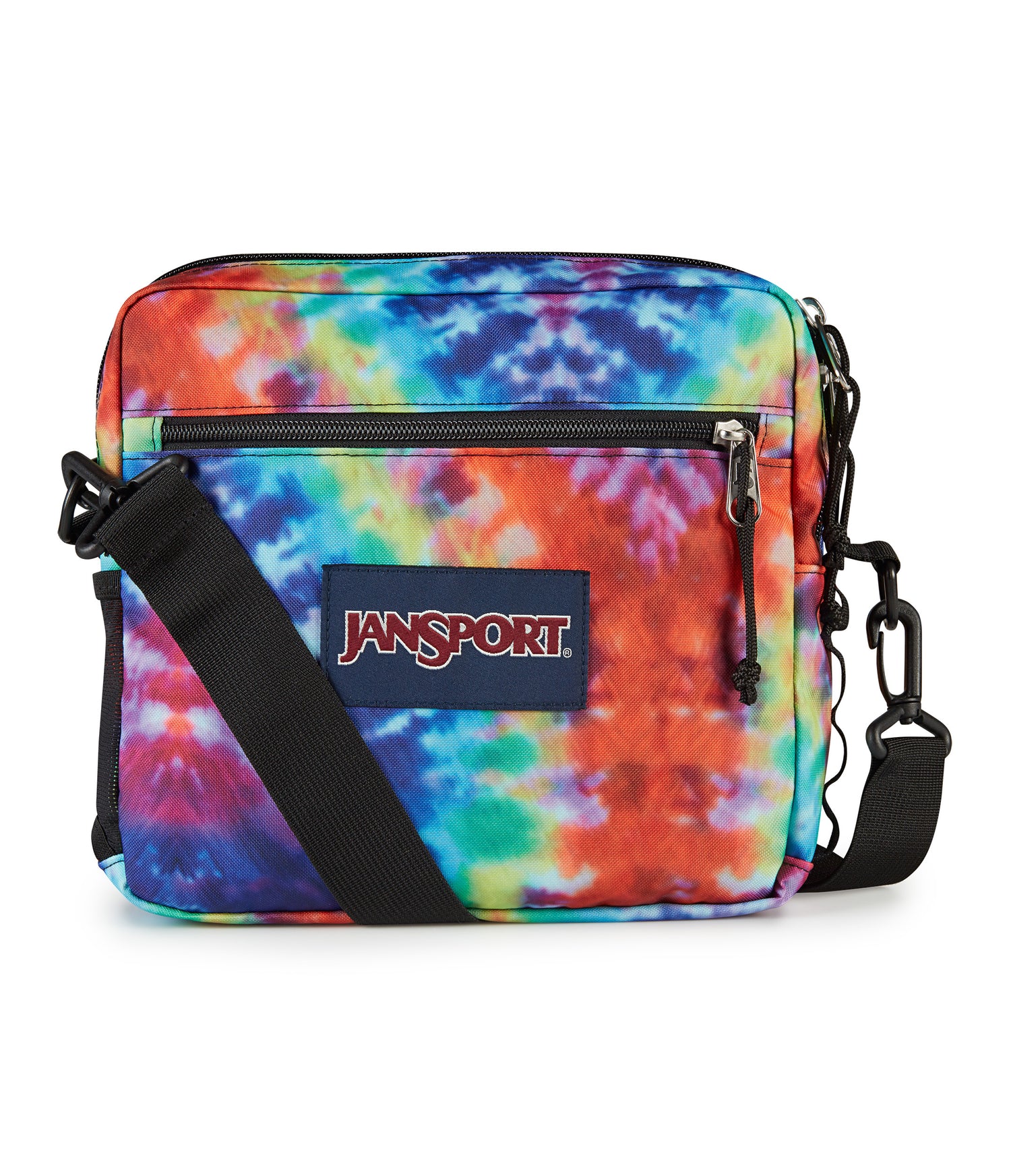 JANSPORT CENTRAL ADAPTIVE ACCESSORY BAG RED HIPPIE DAYS