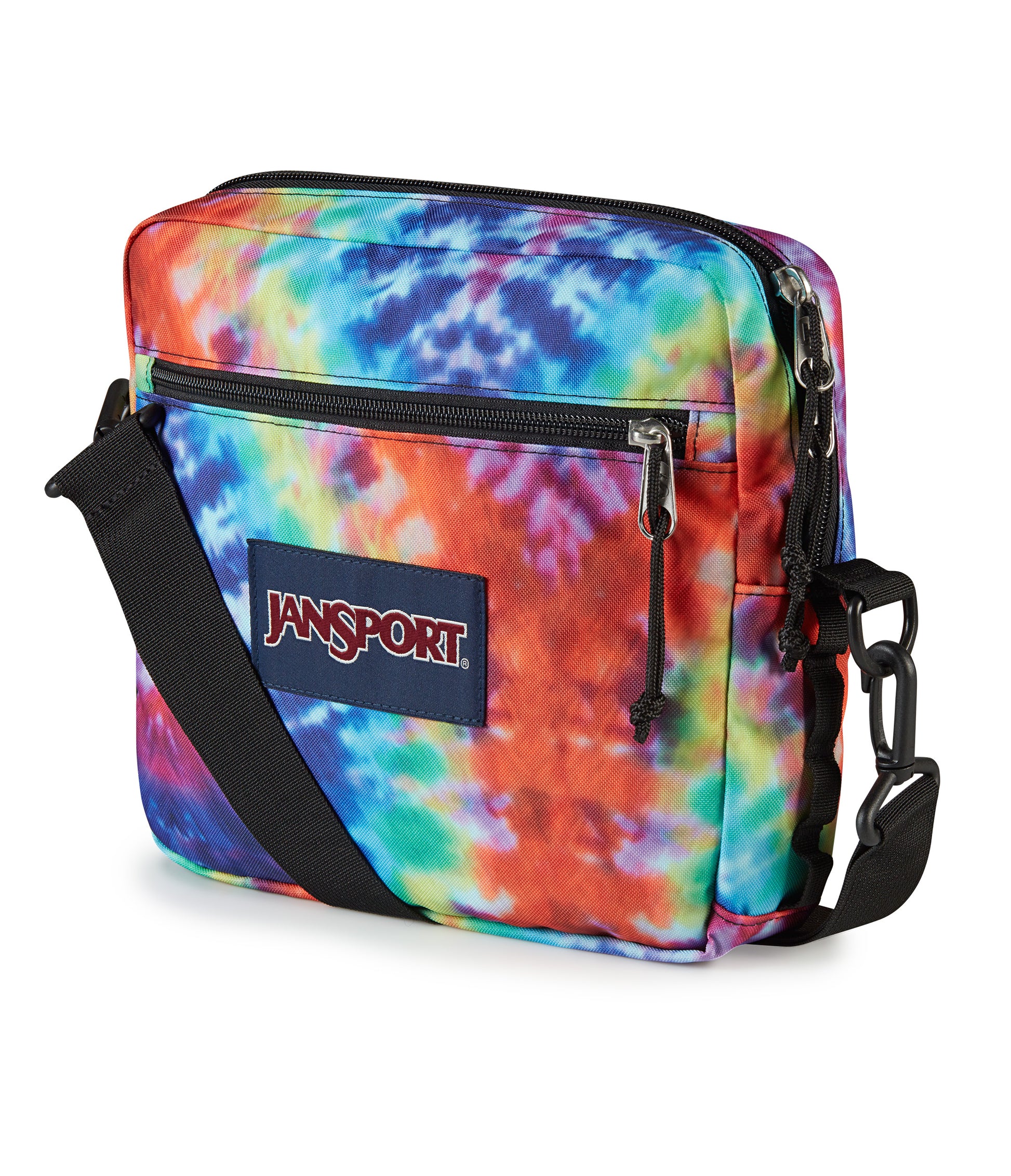 JANSPORT CENTRAL ADAPTIVE ACCESSORY BAG RED HIPPIE DAYS