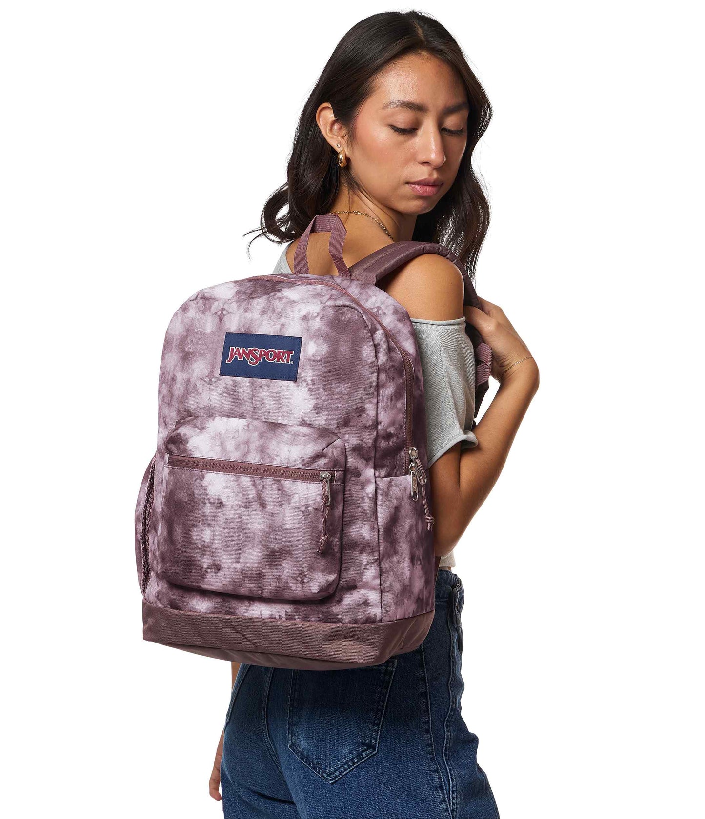 Cross Town Plus - Ice Dye Mahogany Haze | JanSport
