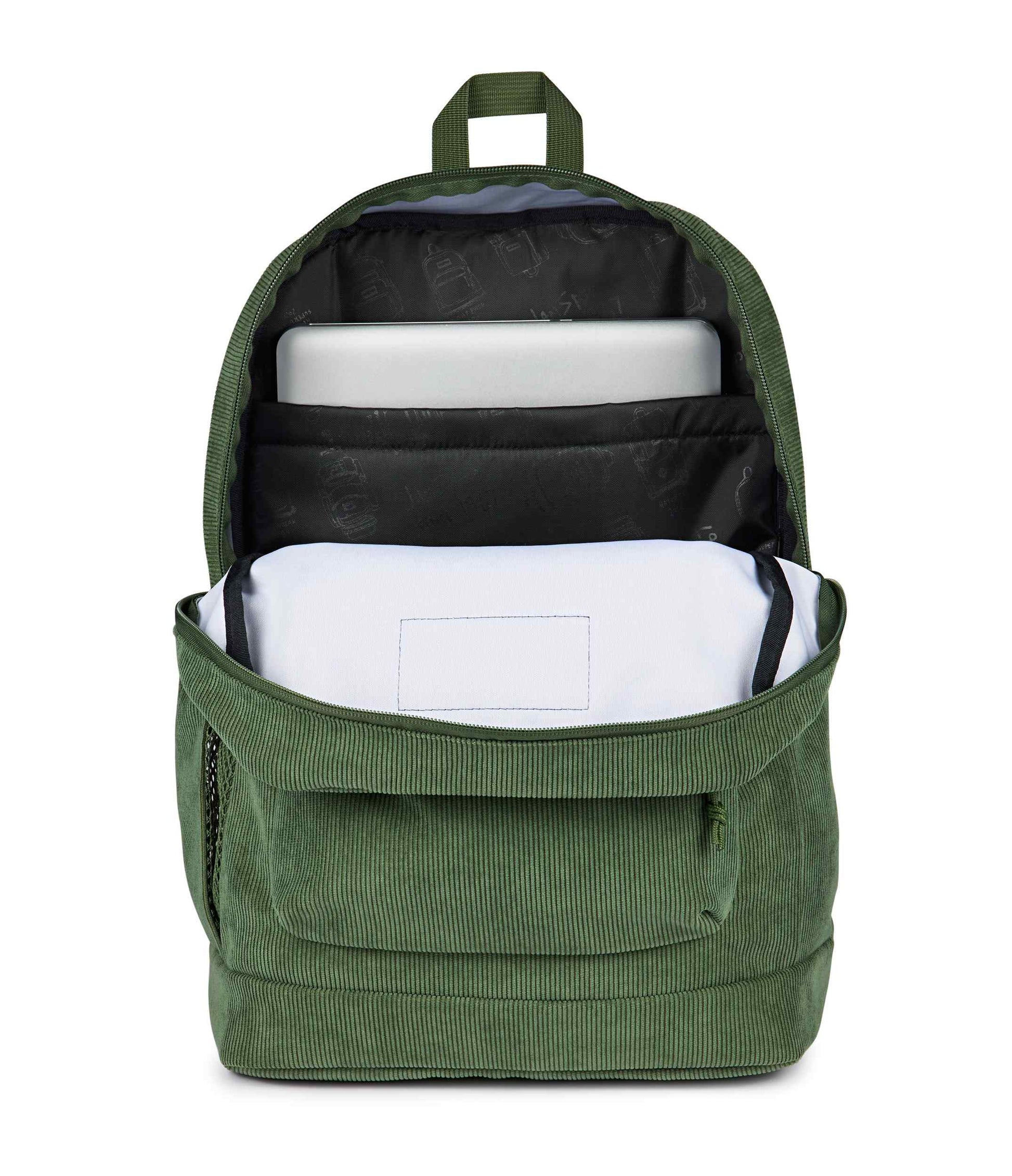 Cross Town Plus Remix - Cargo Green Corduroy | JanSport
