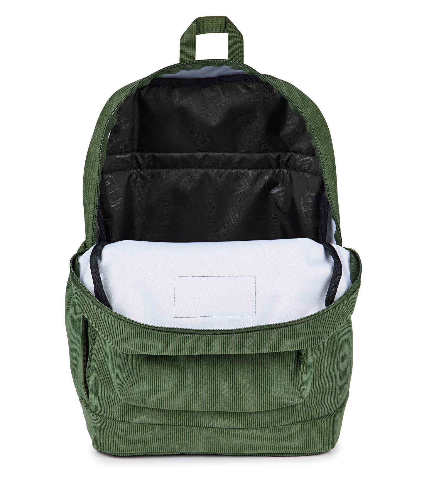 Cross Town Plus Remix - Cargo Green Corduroy | JanSport