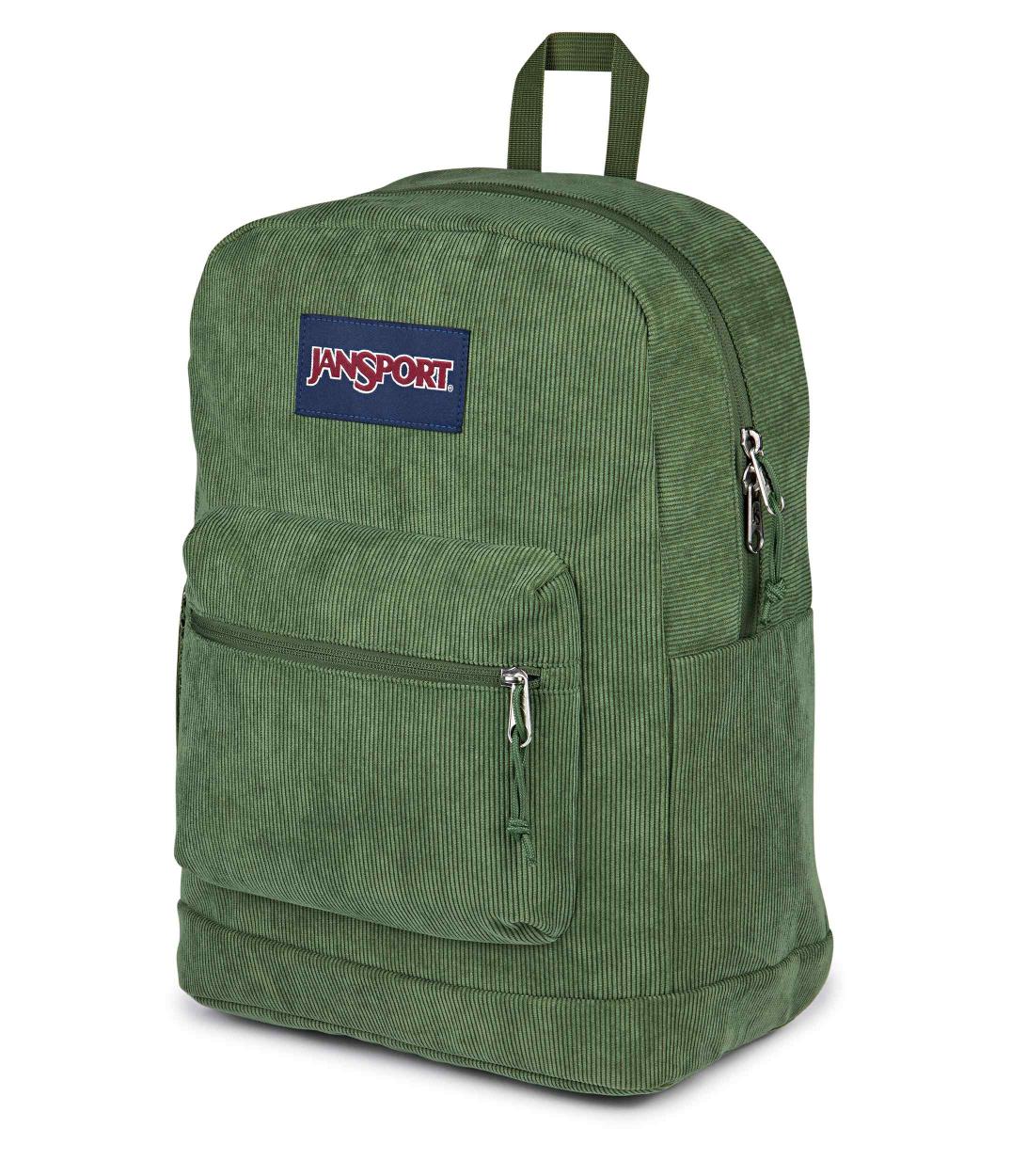 Cross Town Plus Remix - Cargo Green Corduroy | JanSport