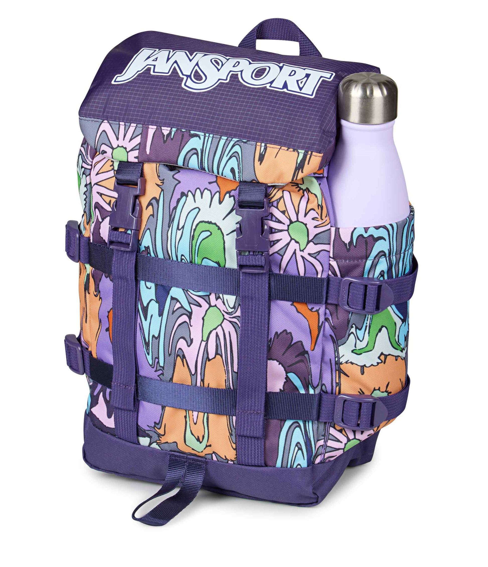 Mini Skip Pack - Melted Blooms Yellow | JanSport Europe