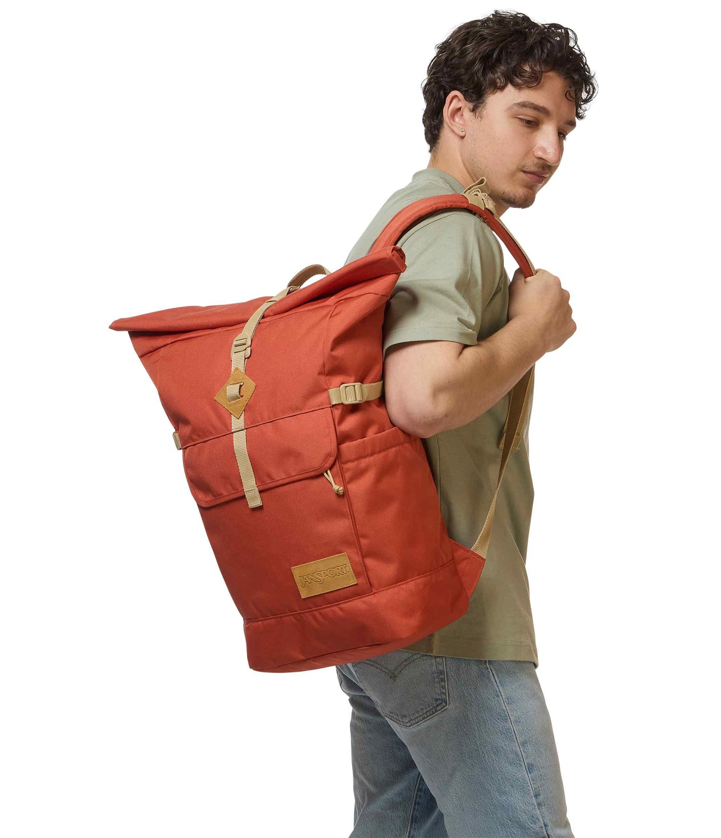 Hatchet Rolltop - Dune Red | JanSport Europe