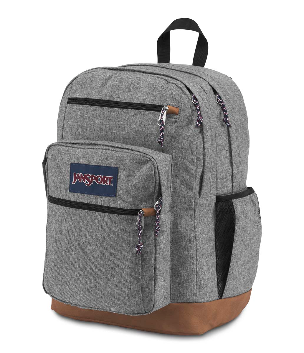 JANSPORT COOL STUDENT GREY LETTERMAN POLY