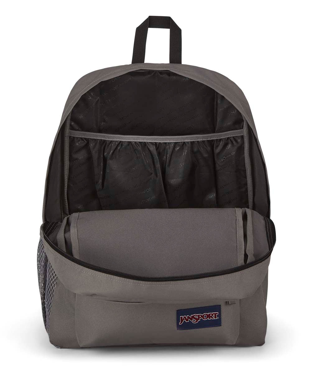 Black and grey jansport backpack best sale