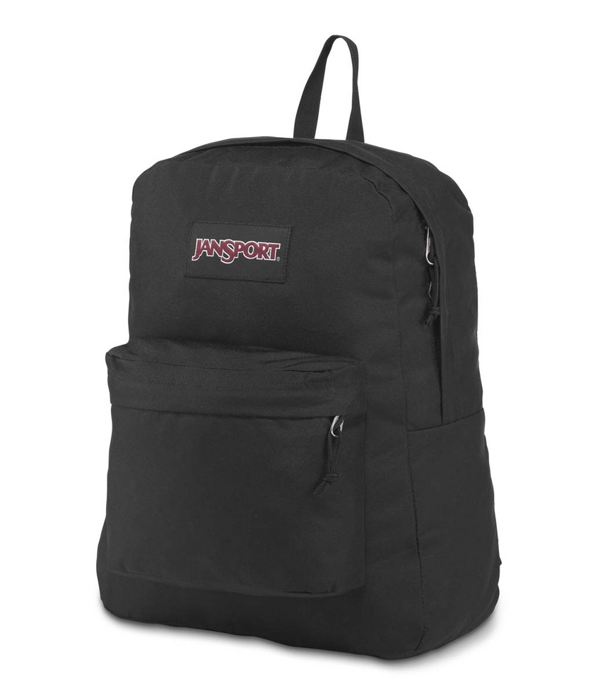 All black jansport sales