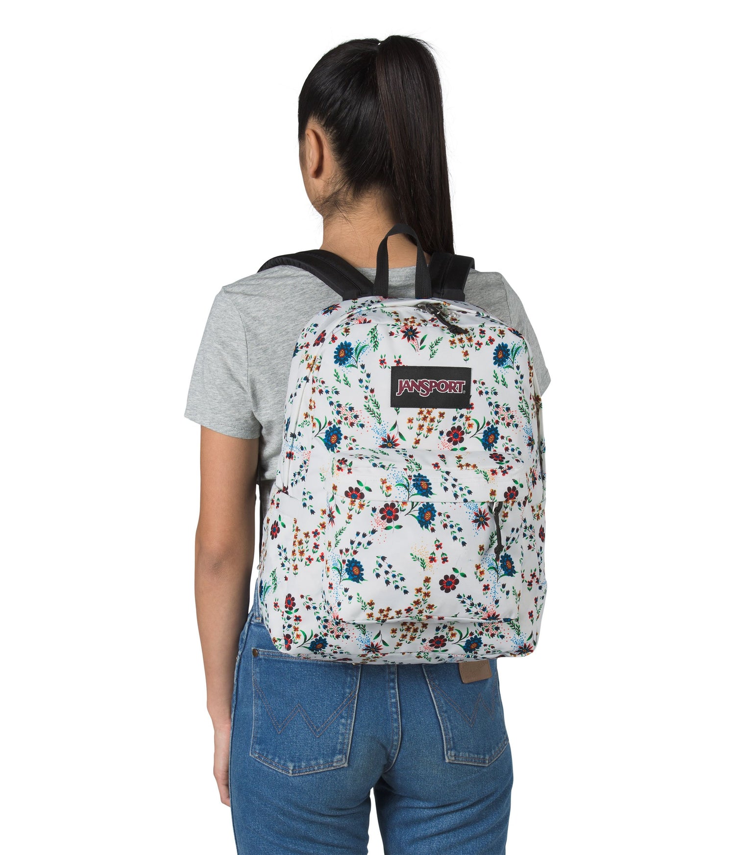 JanSport Rucksack Superbreak Plus Backpack Floral Breeze