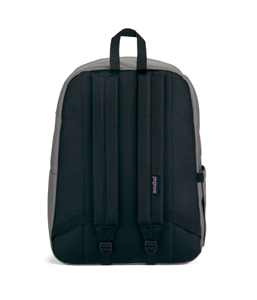 Dark grey jansport backpack deals