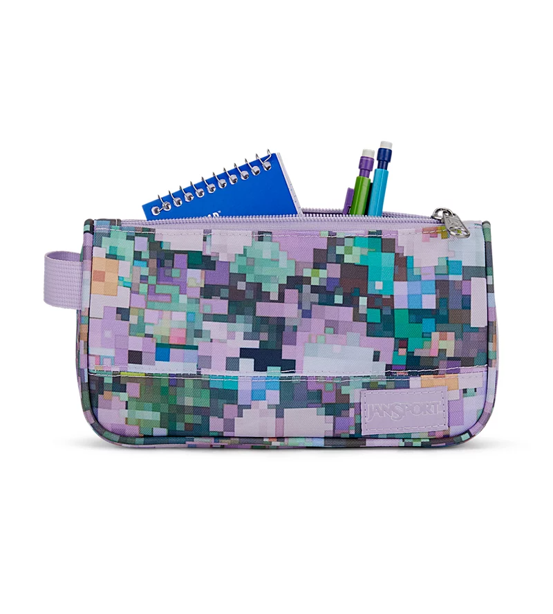 JANSPORT MEDIUM ACCESSORY POUCH 8 BIT FLORAL